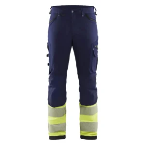 High Vis Arbeitshose 4-Wege-Stretch ohne Nageltaschen