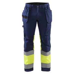 High Vis Arbeitshose mit Stretch