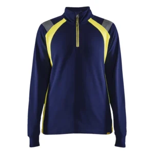 Damen Sweater Half-zip