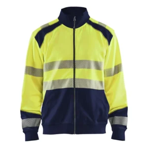 High Vis Sweatshirt mit Reißverschluss