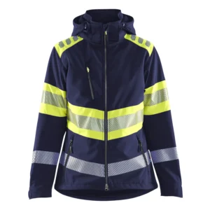 Damen High Vis Softshell Jacke