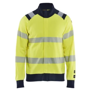 Multinorm Sweatshirt High Vis mit Reißverschluss