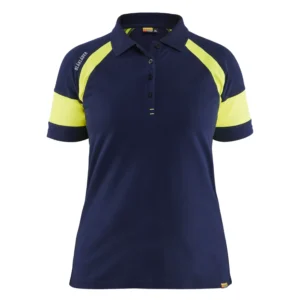 Damen Poloshirt mit High Vis