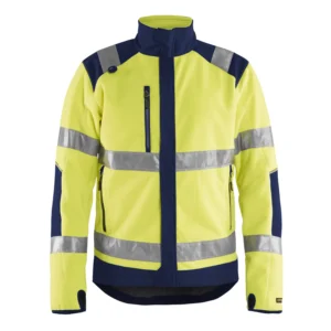 High Vis Fleecejacke winddicht