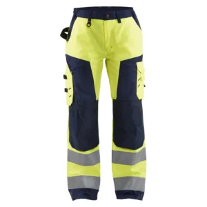 Damen High Vis Arbeitshose ohne Werkzeugtaschen