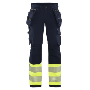 Damen High Vis Arbeitshose 4-Wege-Stretch