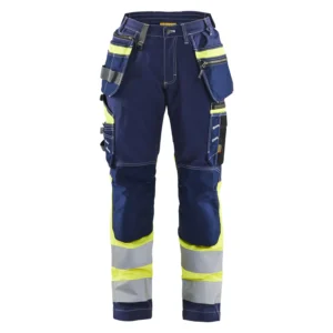 Damen High Vis Arbeitshose mit Stretch