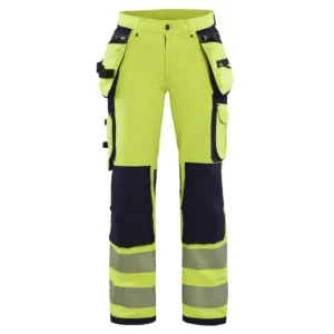 Damen High Vis Arbeitshose 4-Wege-Stretch