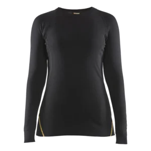 Damen Flammschutz Thermo-Shirt, 68% Merinowolle